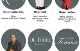 El restaurante Raíces y Sandoval, entre los Premios Revista Club de Gourmets
